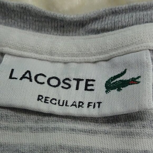 Lacoste Regular Fit Tan Shirt Size 6 (XL) - Picture 4 of 7